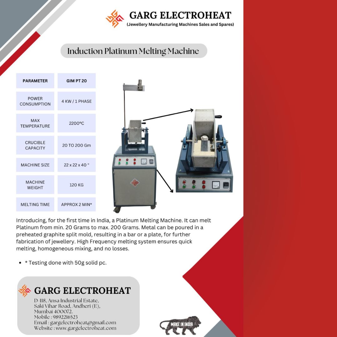 Induction Platinum Melting Machine thumbnail 3